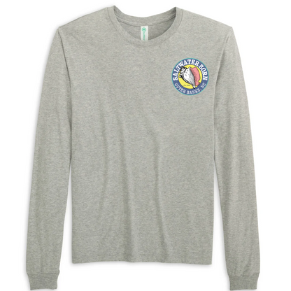 Outer Banks, NC Tuna Men's Cotton Long Sleeve Shirt