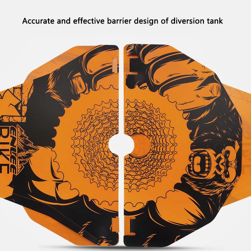 Enlee latest BICYCLE GRIME GUARD Anti-fouling Bike Grime Guard Wheel Cover