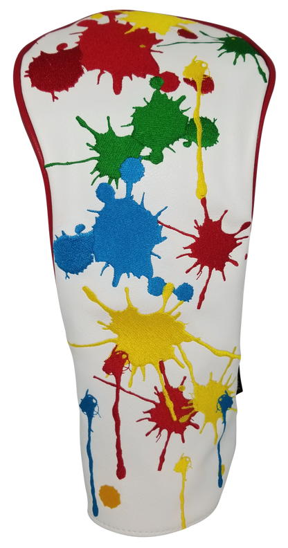Paint Balls Embroidered Driver Headcover by ReadyGOLF