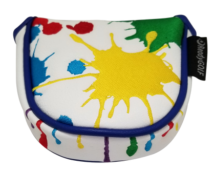 Paint Balls Embroidered Mallet Putter Cover by ReadyGOLF