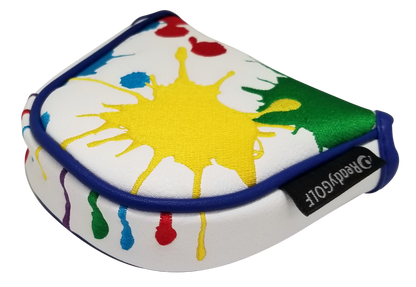 Paint Balls Embroidered Mallet Putter Cover by ReadyGOLF