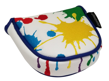 Paint Balls Embroidered Mallet Putter Cover by ReadyGOLF