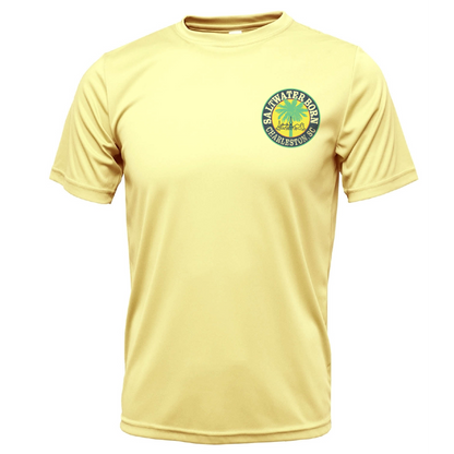 Charleston, SC Palmetto Logo Kraken Men's Short Sleeve UPF 50+ Dry-Fit Shirt
