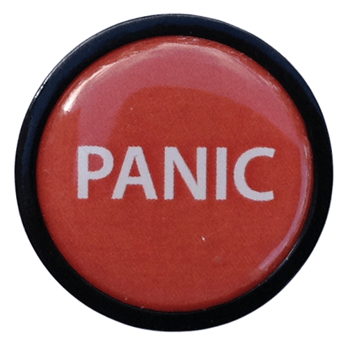 Panic Button Ball Marker &amp; Hat Clip by ReadyGOLF