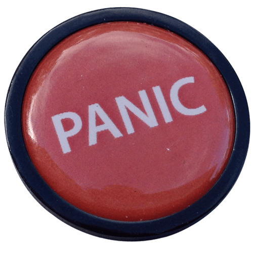 Panic Button Ball Marker &amp; Hat Clip by ReadyGOLF