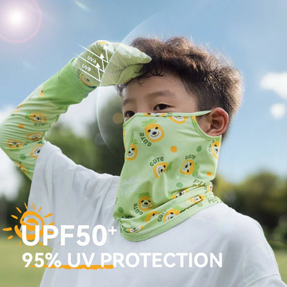 Kids Cooling Neck Gaiter for Boys Girls Age 7-12