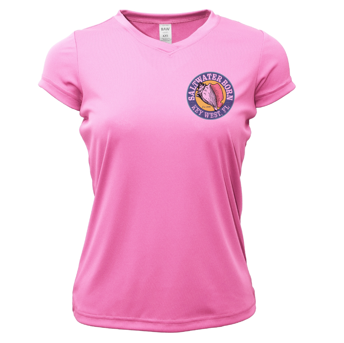 Key West, FL Seahorse Women's Short Sleeve UPF 50+ Dry-Fit Shirt
