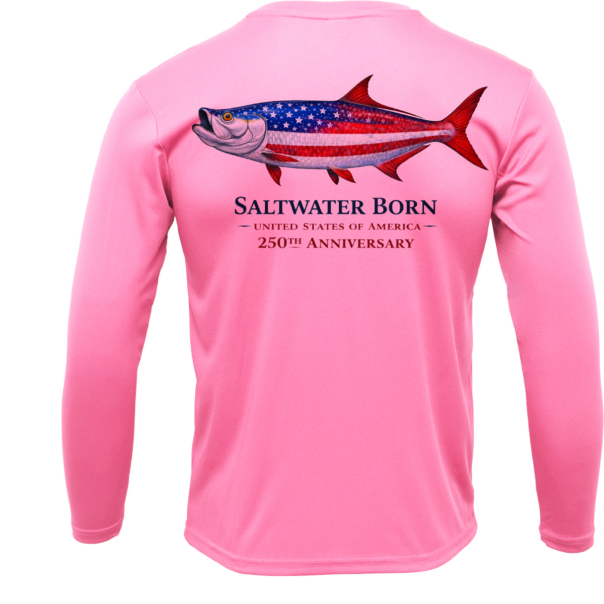 250th Action Tarpon Girl's Long Sleeve UPF 50+ Dry-Fit Shirt