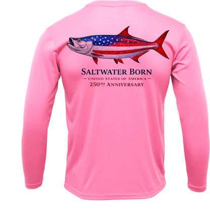 250th Anniversary Action Tarpon Boy's Long Sleeve UPF 50+ Dry-Fit Shirt