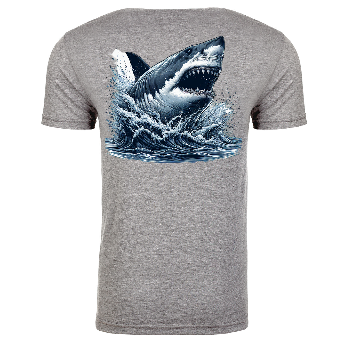 Cape Cod, MA Jaws Men's Soft Tee