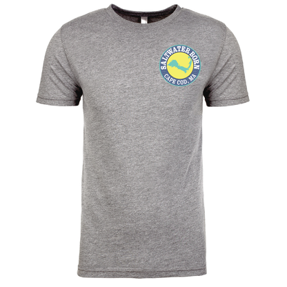 Cape Cod, MA Jaws Men's Soft Tee