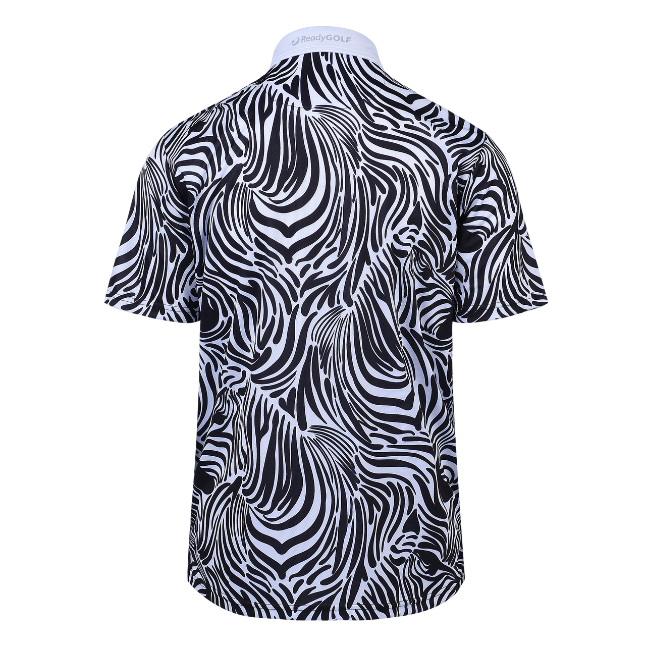 Zebra in the Print Mens Golf Polo Shirt by ReadyGOLF