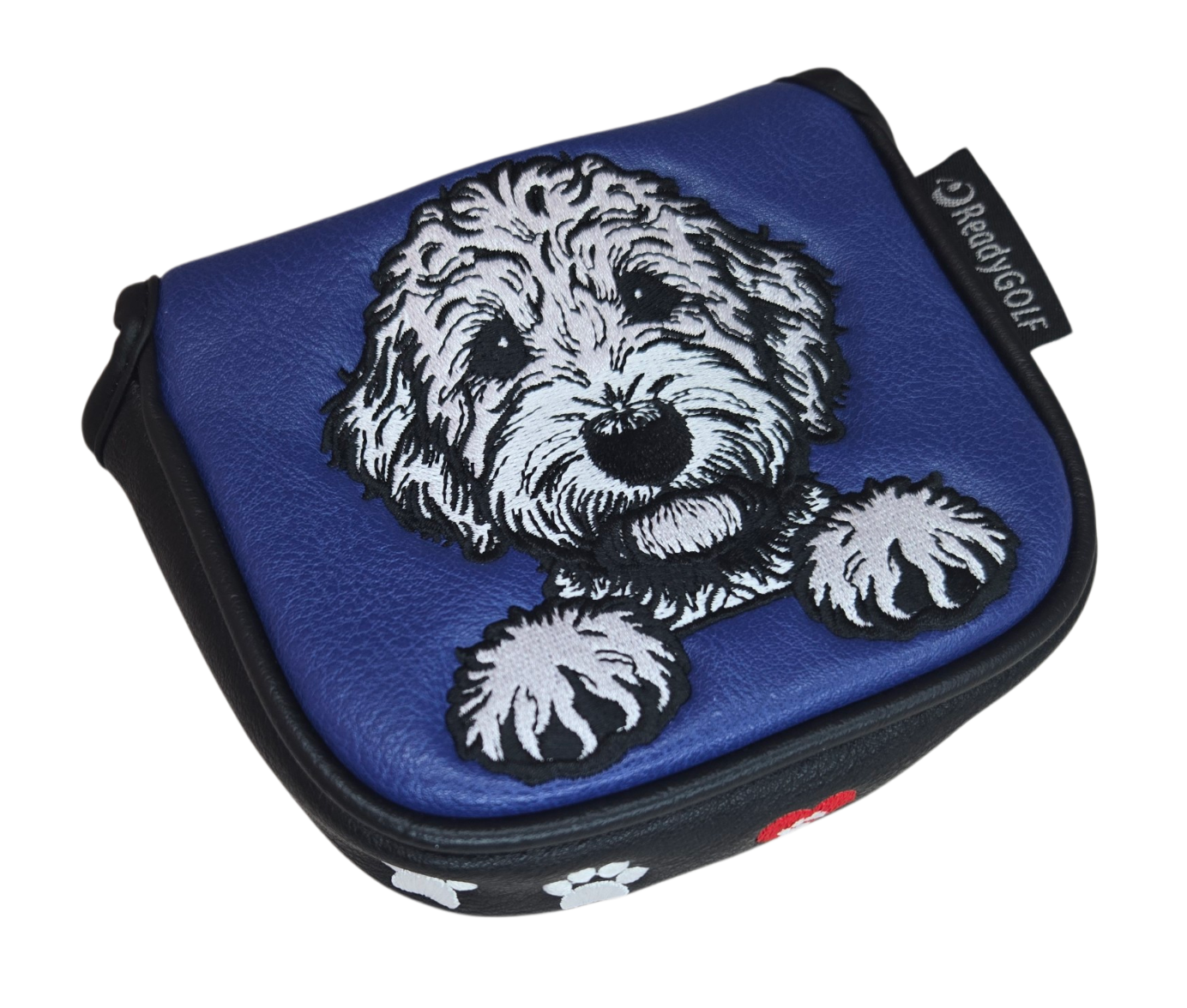 L.A.B. MEZZ OZ Embroidered Center Shaft Putter Cover by ReadyGOLF - Labradoodle