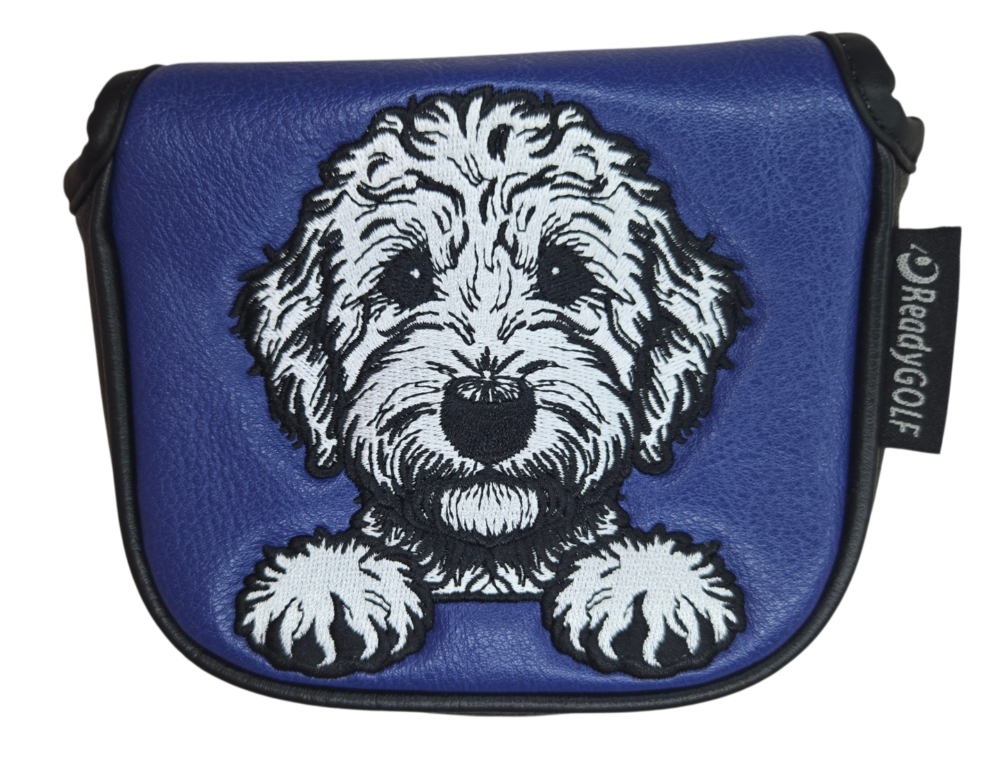 L.A.B. MEZZ OZ Embroidered Center Shaft Putter Cover by ReadyGOLF - Labradoodle