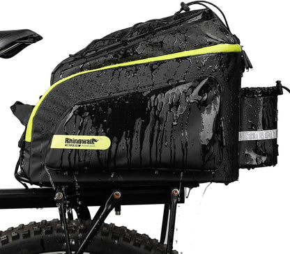 Rhinowalk Trunk Bag Bike Pannier Bag 17L for Bicycle Cargo Rack Saddle Bag Shoulder Bag Laptop Pannier Rack RK19666 17L