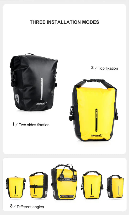 Rhinowalk Waterproof Pannier Rear Rack Bag-RK6202 7L