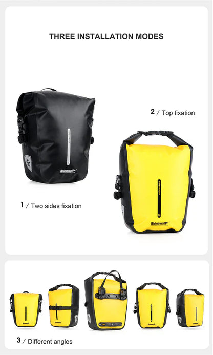 Rhinowalk Waterproof Pannier Rear Rack Bag-RK6202 7L