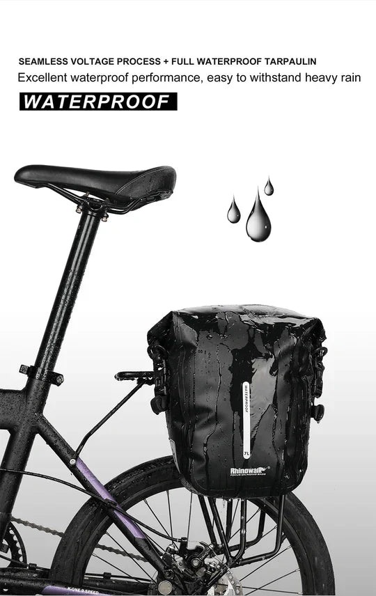 Rhinowalk Waterproof Pannier Rear Rack Bag-RK6202 7L