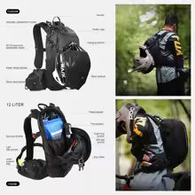 Rhinowalk Climbing Backpack Cycling Backpack Outdoor Sports Bag Travel Backpack Camping Hiking Backpack RK8202 12L