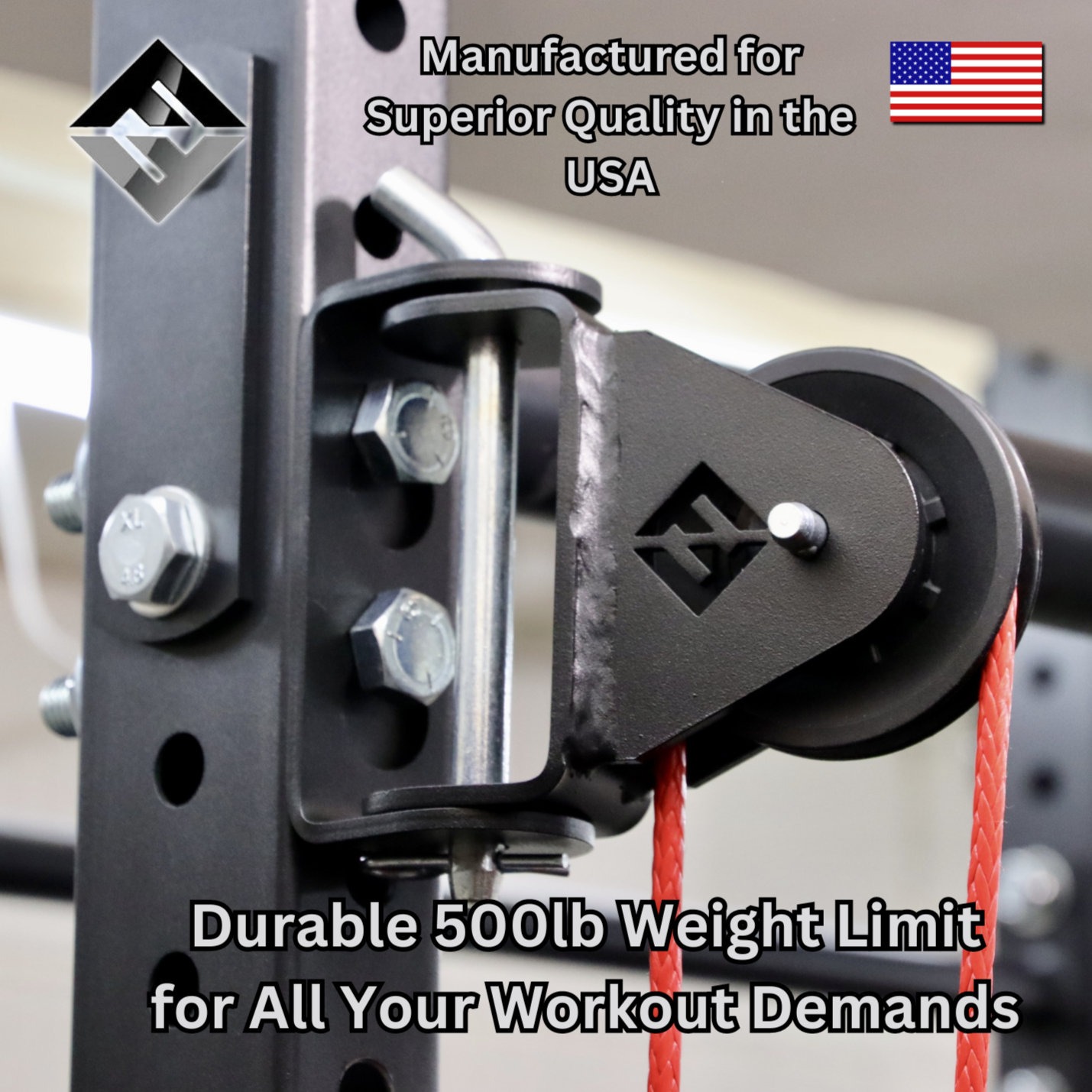 Rack Mounted Swivel Pulley