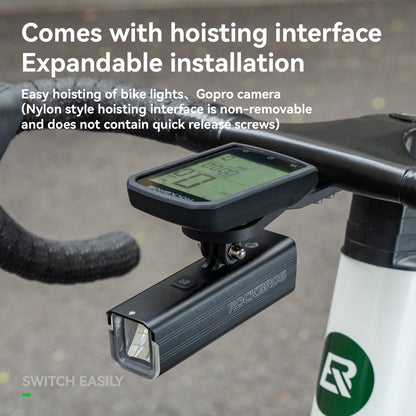 Bike Computer Stand Handlebar Extension Bracket