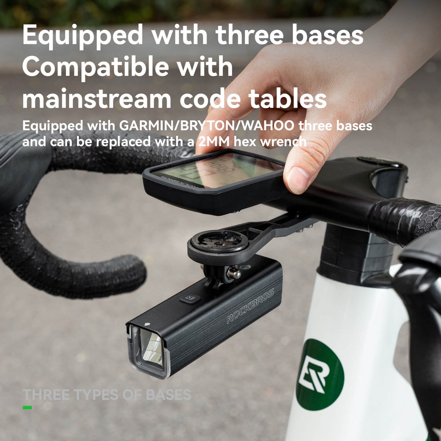 Bike Computer Stand Handlebar Extension Bracket
