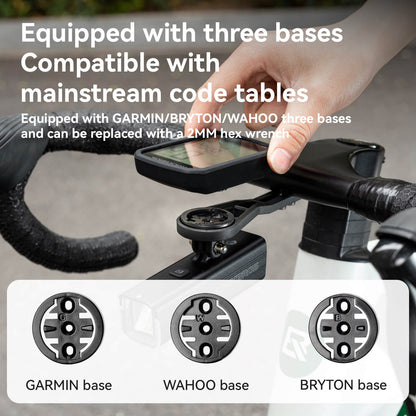 Bike Computer Stand Handlebar Extension Bracket