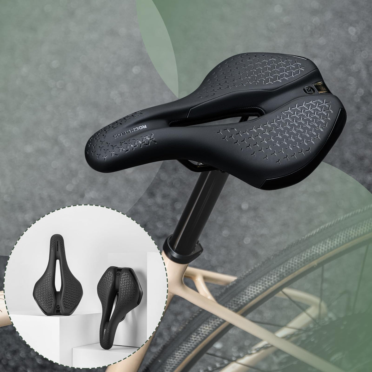 Bike Seat Anti-Slip Memory Foam Breathable