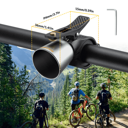 ROCKBROS Bike Bell – Loud Sound for MTB & Road Bikes