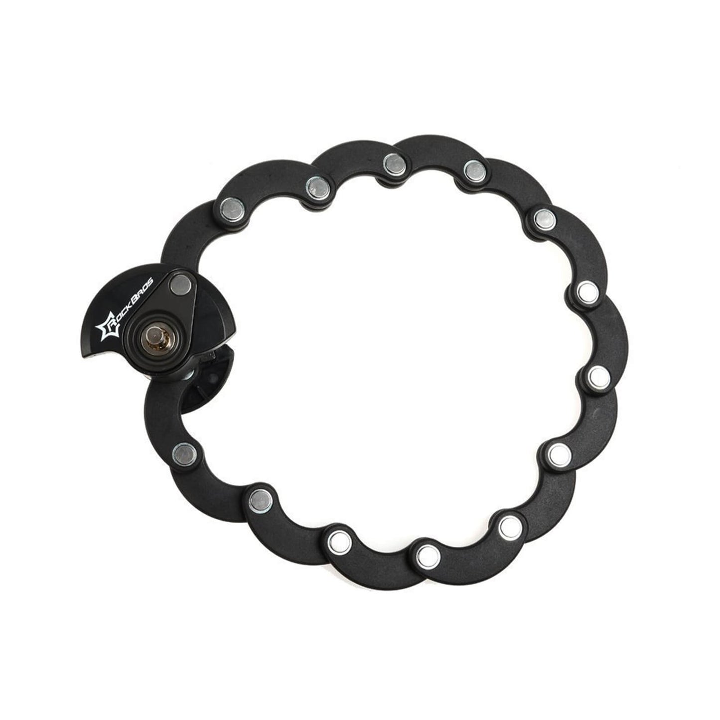 ROCKBROS Folding Bike Lock Anti-theft Alloy Lock with Mounting Bracket