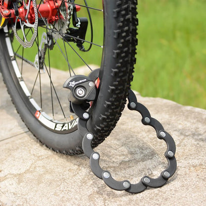 ROCKBROS Folding Bike Lock Anti-theft Alloy Lock with Mounting Bracket