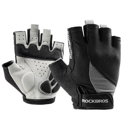 ROCKBROS Half-Finger Gel Padded Cycling Gloves Summer