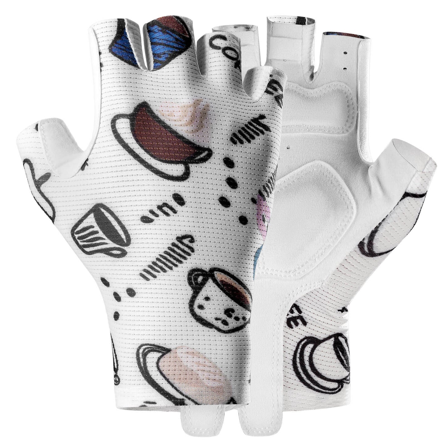 ROCKBROS Half-Finger Women Cycling Gloves Shock-Absorbing