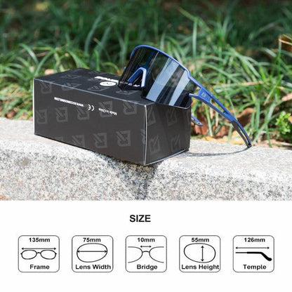 Half Frame Photochromic Cycling Sunglasses