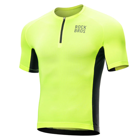 ROCKBROS Short-Sleeve Men's Cycling Jersey Reflective