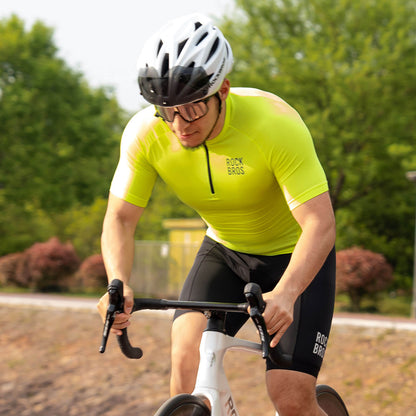 ROCKBROS Short-Sleeve Men's Cycling Jersey Reflective