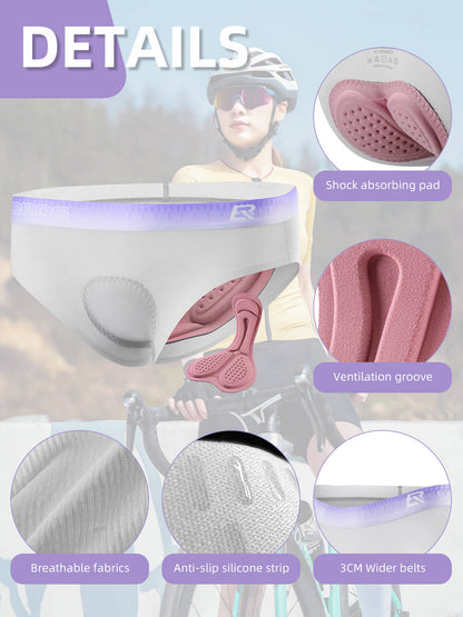 Women's 4D Padded Cycling Underwear