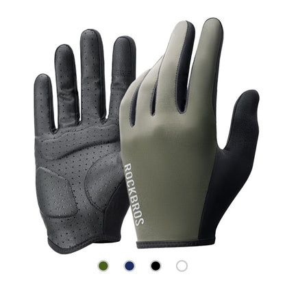 ROCKBROS Road-to-Sky Spring Summer Cycling Gloves Full Finger Touch Screen