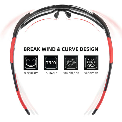 TAC Lightweight Polarized Sunglasses for Cycling & Fishing