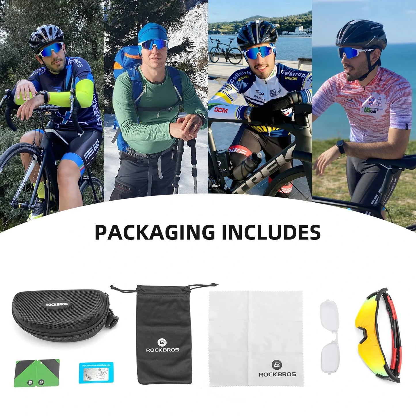 TAC Lightweight Polarized Sunglasses for Cycling & Fishing