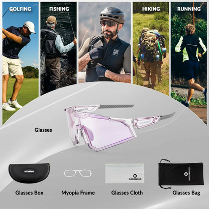 Unisex Transition Sports Sunglasses for Cycling