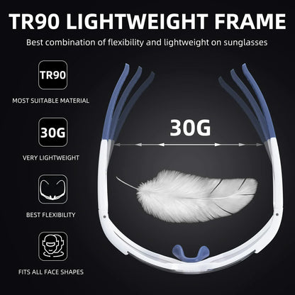 Unisex Transition Sports Sunglasses for Cycling