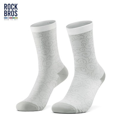 ROCKBROS Road to Sky Bike Socks Breathable Fabric Antibacterial Long Ride Cushioned
