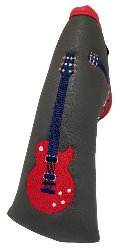 Rock 'N' Roll Embroidered Blade Putter Cover by ReadyGOLF