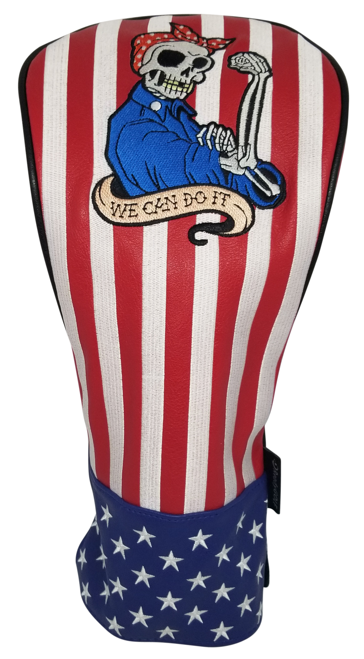 Rosie the Riveter Embroidered Driver Headcover by ReadyGOLF