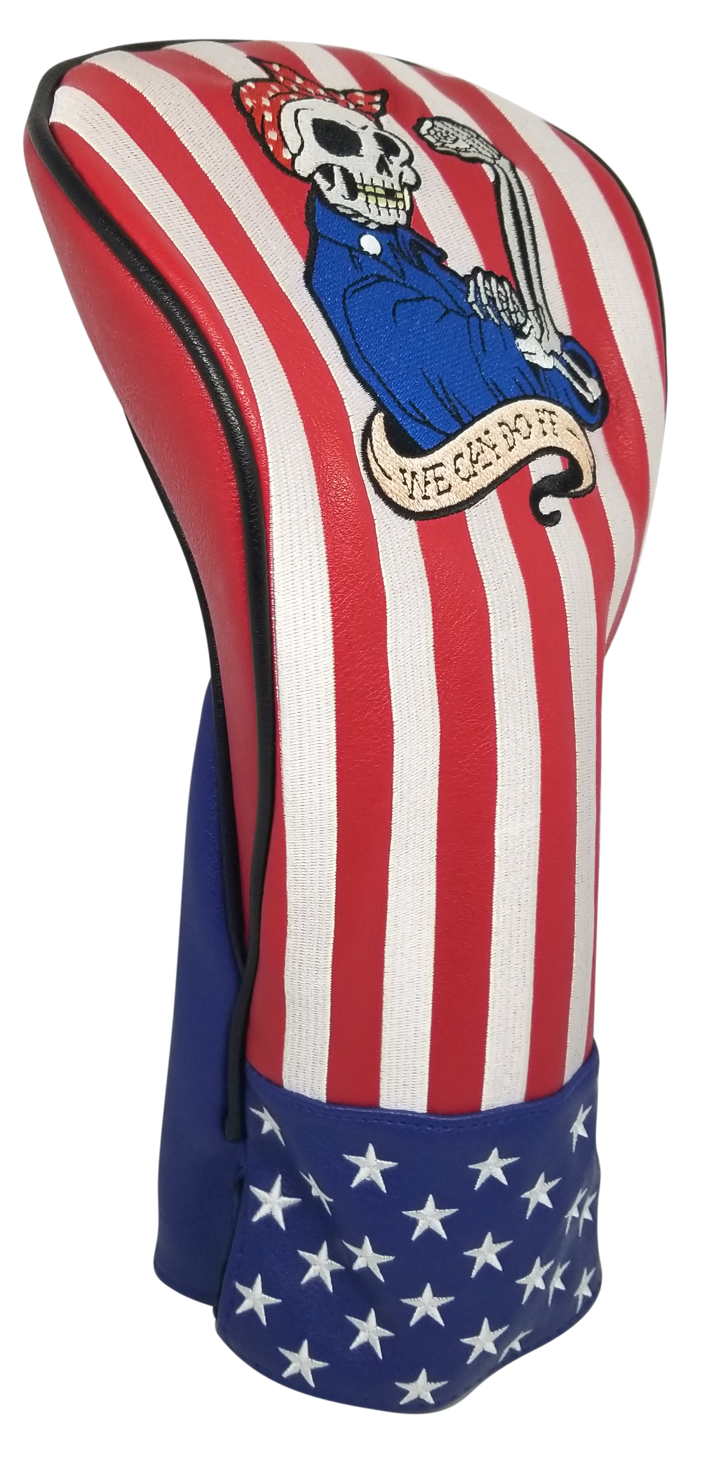 Rosie the Riveter Embroidered Driver Headcover by ReadyGOLF