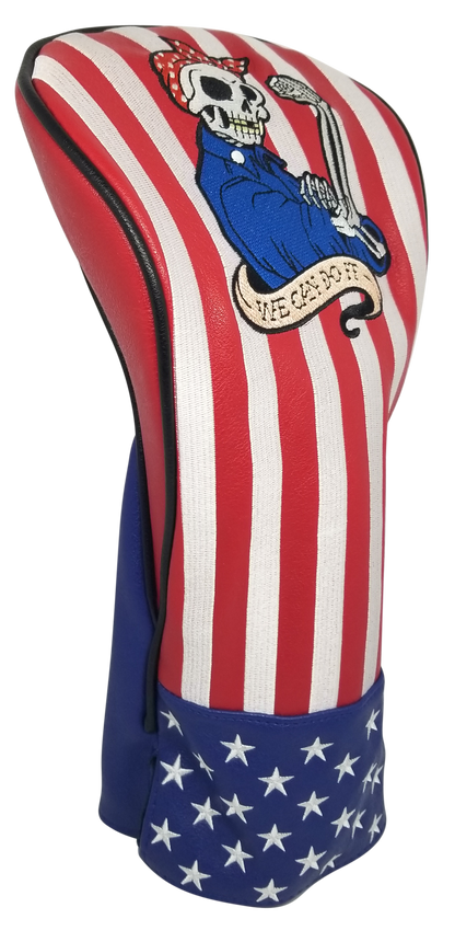 Rosie the Riveter Embroidered Driver Headcover by ReadyGOLF