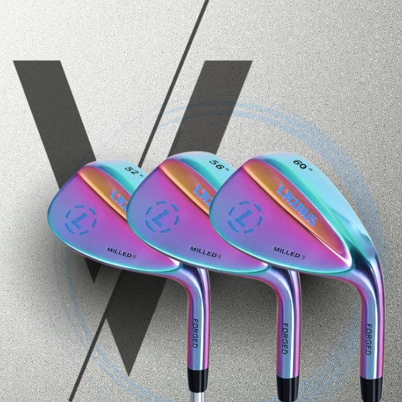 Lazrus Milled V Wedges Set or Individual (52°, 56° & 60°)