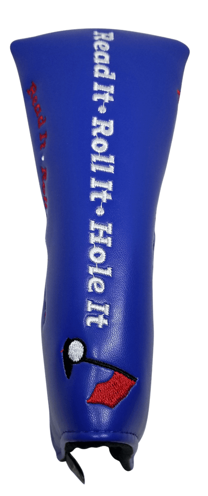 Dancing Gopher Blue Embroidered Blade Putter Cover by ReadyGOLF