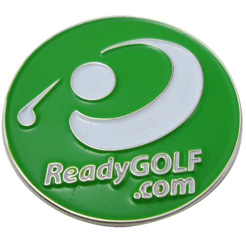 ReadyGOLF Logoed Golf Ball Marker & Hat Clip by ReadyGOLF